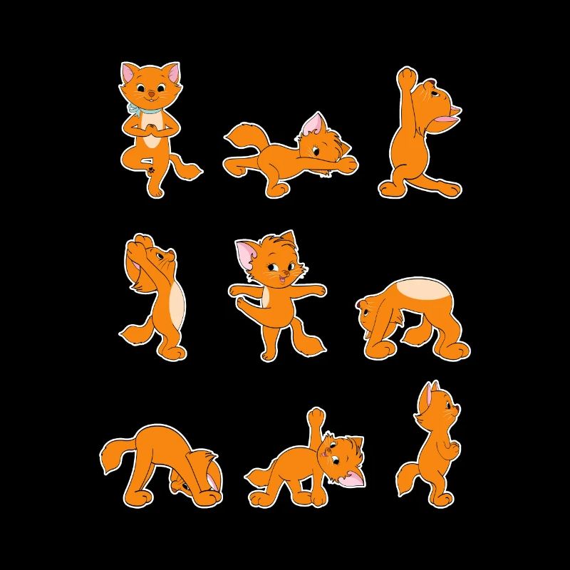 Katze Yoga Geschenk Miezekatze Yoga Lehrer