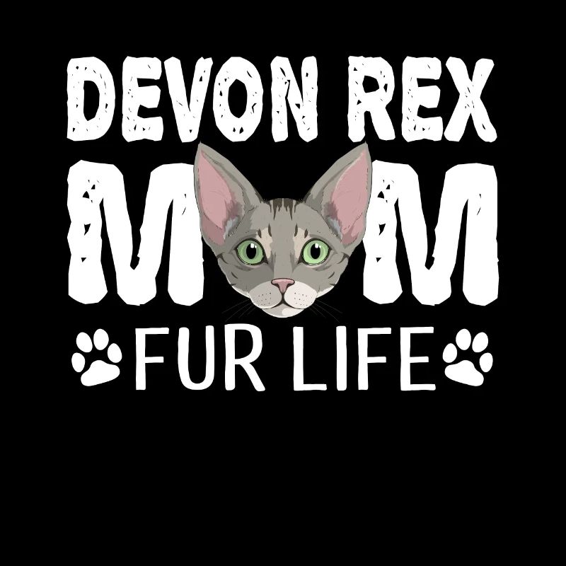 Devon Rex Cat Maman Fur Life Kitty Pun
