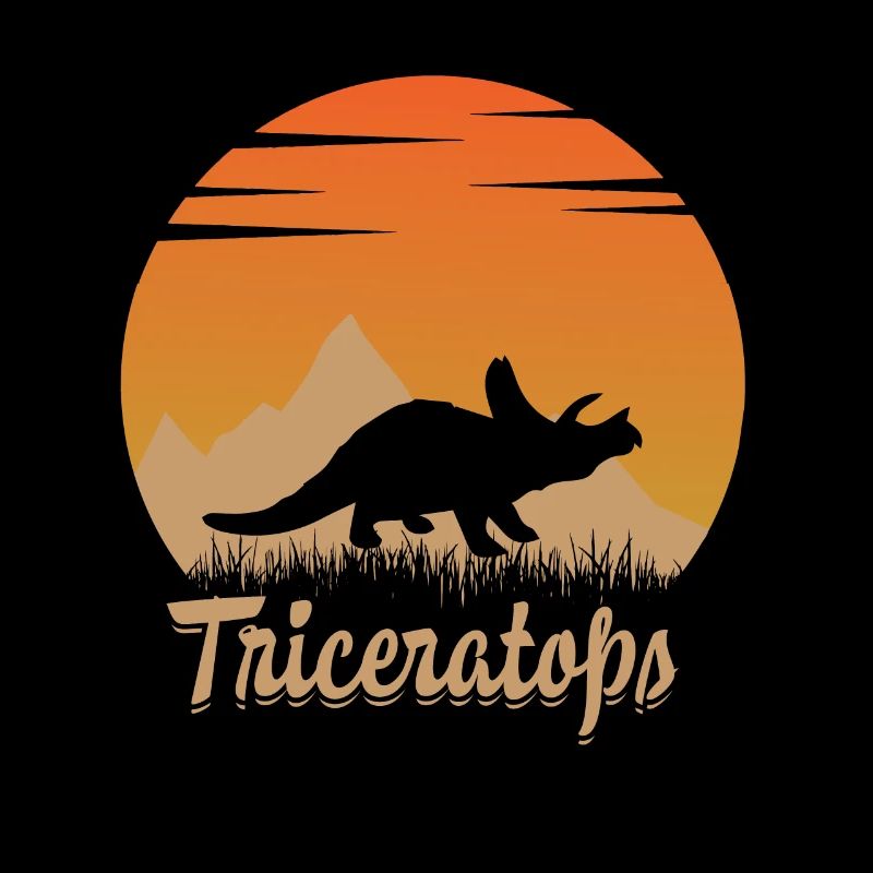 Triceratops in nature