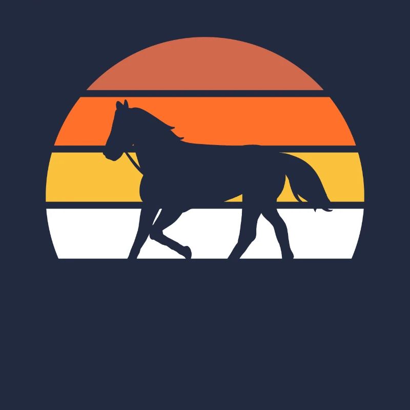 Pferd Retro