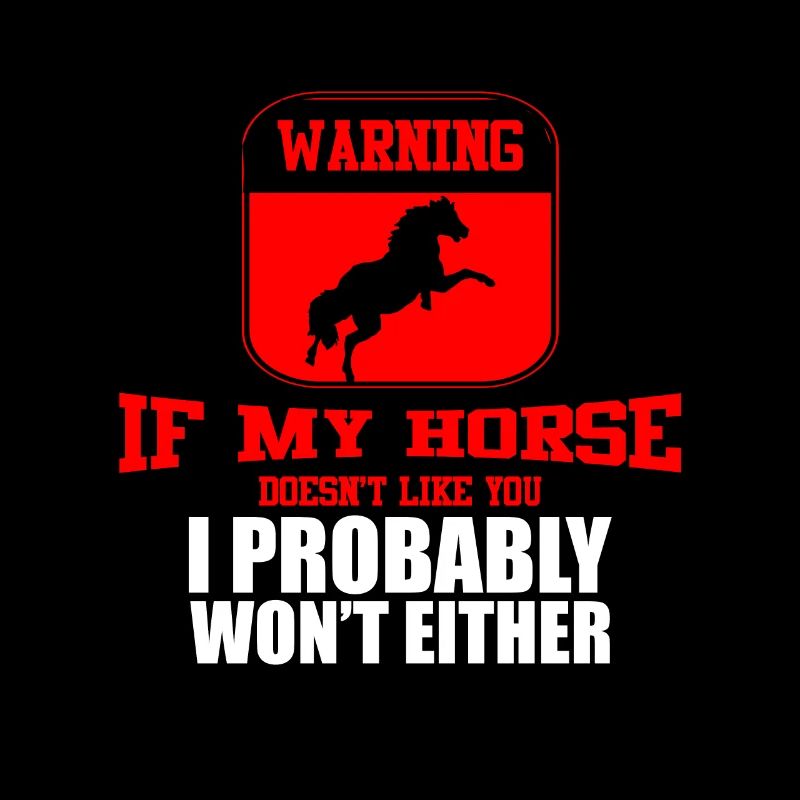 Pferd funny Spruch