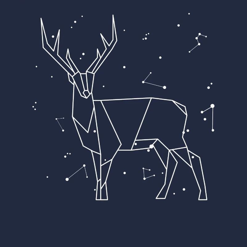 Sternbild Hirsch Sternzeichen Sternenhimmel