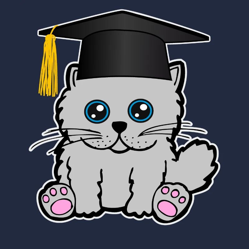 Bachelor Master Studium Abschluss Katze Mieze