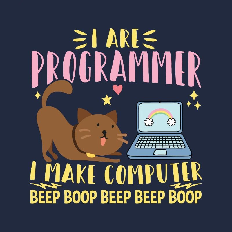 Je suis programmeur Je fais un bip d'ordinateur