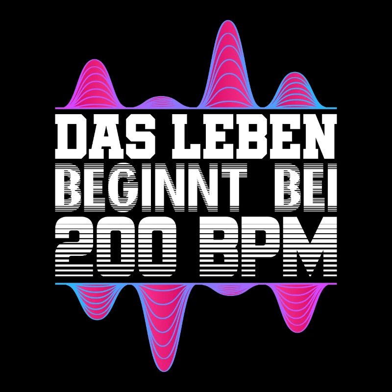 200 BPM Techno Uptempo Rave Geschenk