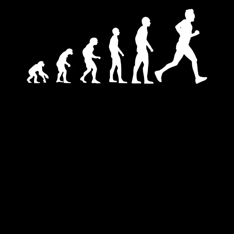 Jogging Laufen Läufer Evolution Lustig Geschenk
