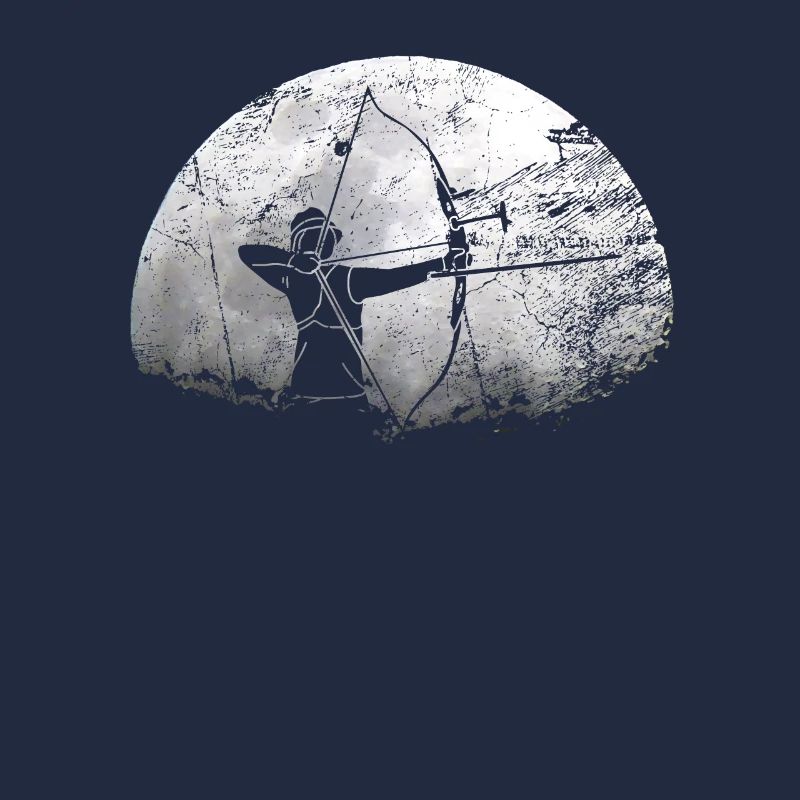Bogen Bogenschütze Mond