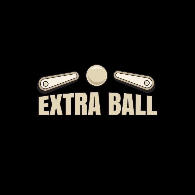 Cadeau de flipper drôle d'extraball
