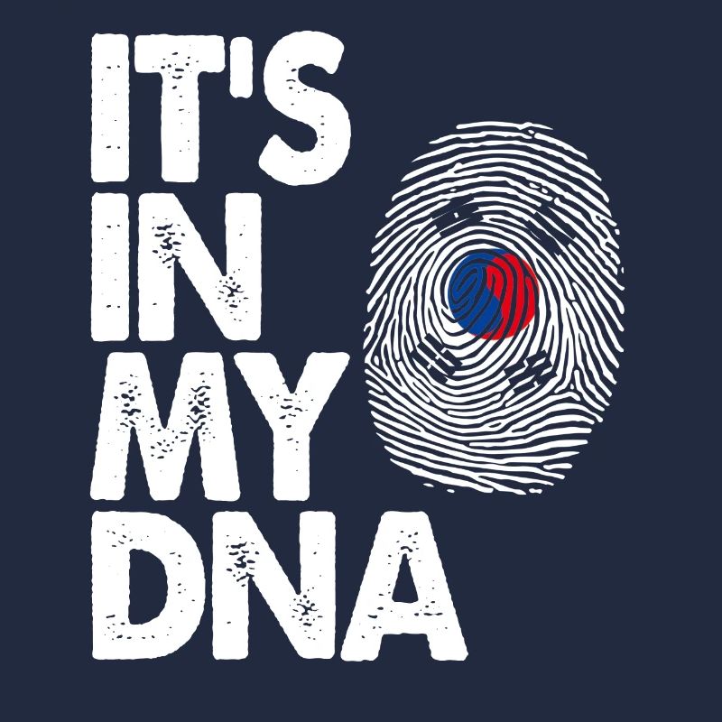 C'est dans mon ADN Drapeau de la Corée du Sud Fier coréen né F