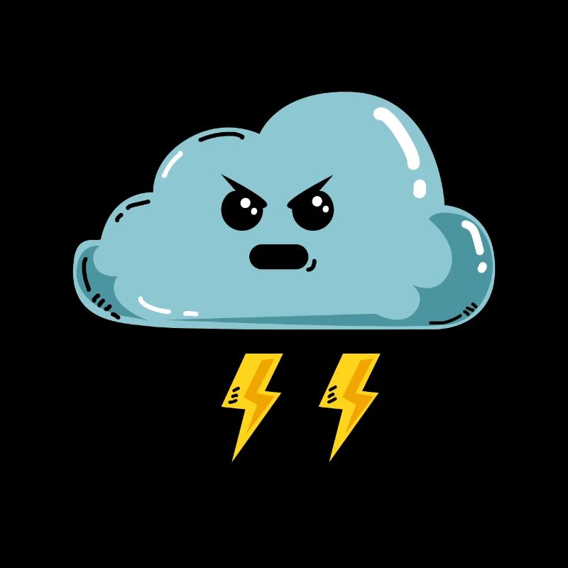 Evil Cloud Thunderstorm Thunder Cloudy