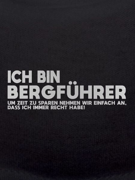 Ich bin Bergführer Zitat