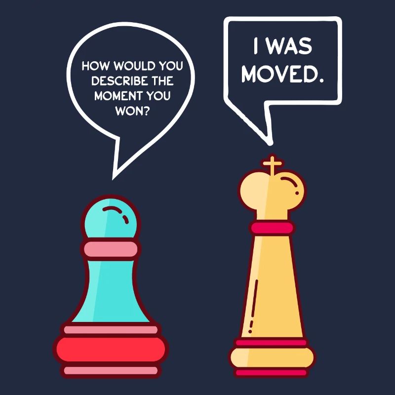 Pièces d'échecs drôles