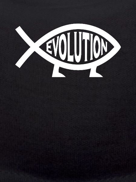 Poisson d'athéisme d'évolution - cadeau athée