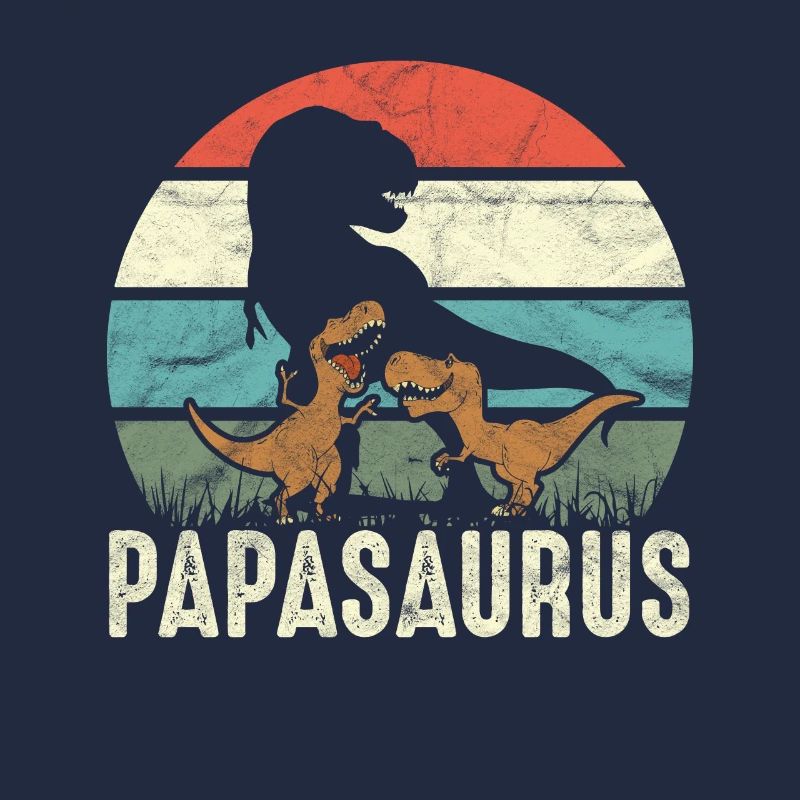 Witziges Papa Papasaurus Dino Dinosaurier Geschenk