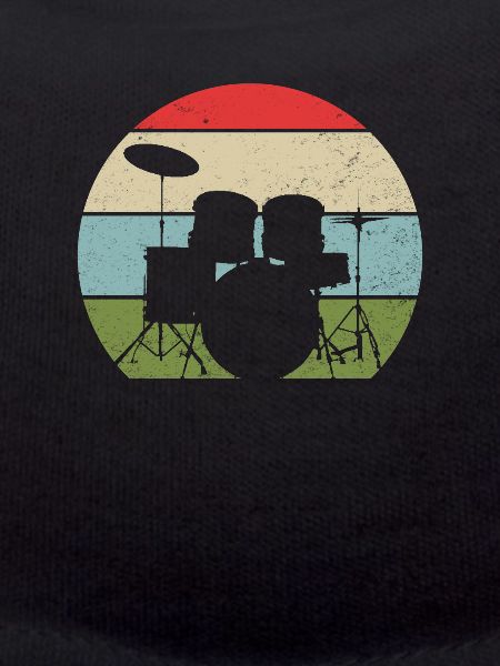 Batteur Percussion Retro Sunset Drumset