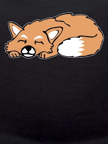 Niedlicher Schlafender Fuchs Schlaf Geschenk