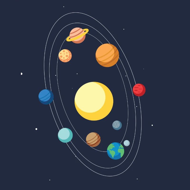 Système solaire de la Idées cadeaux spatiale classique