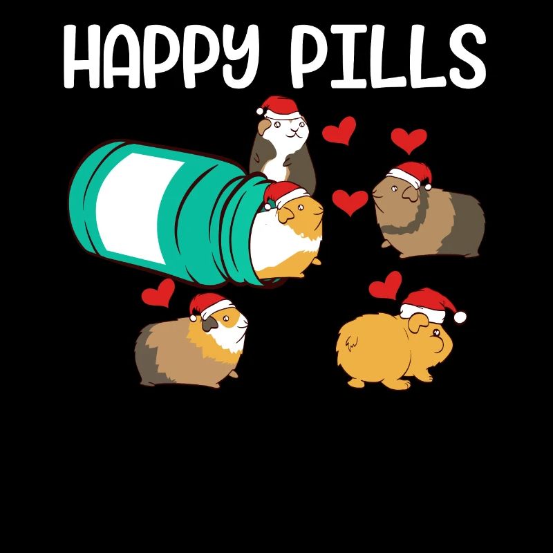 Cochon d'Inde drôle Happy Pills Pet