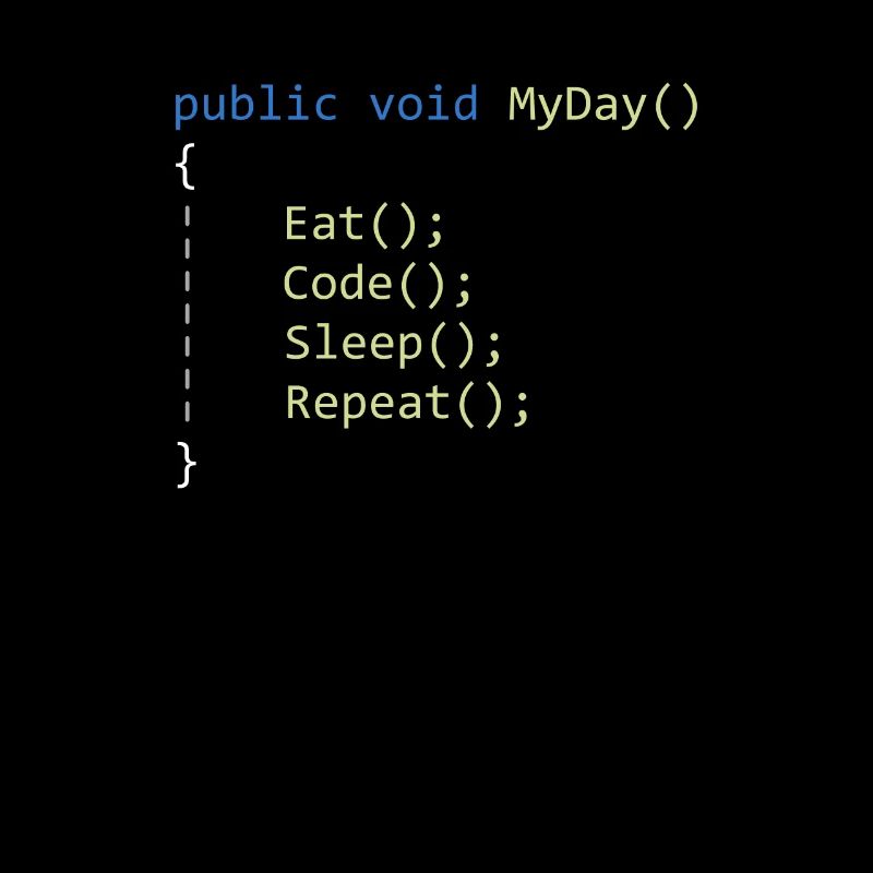 C # Eat Code Sleep Repeat - Programmeur
