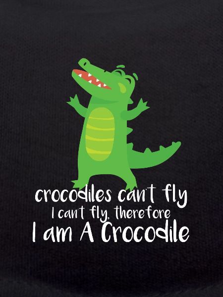 crocodiles can't fly