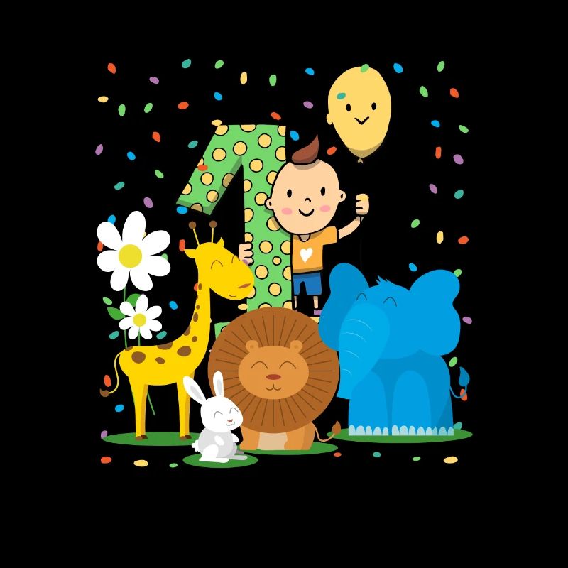 Geburtstag Baby - 1. Geburtstag Zoo