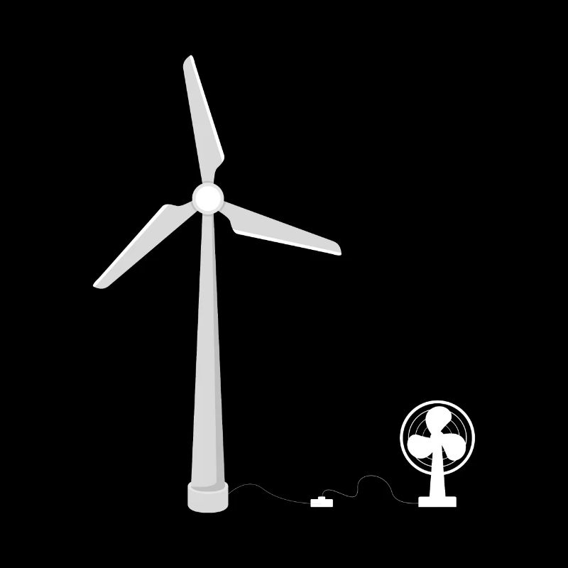 undendliche Energie Windkraftanlage Ventilator
