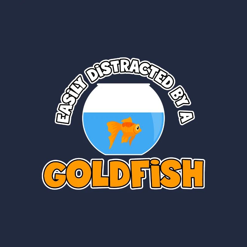 Leicht durch einen Goldfisch abzulenken - Aquarium