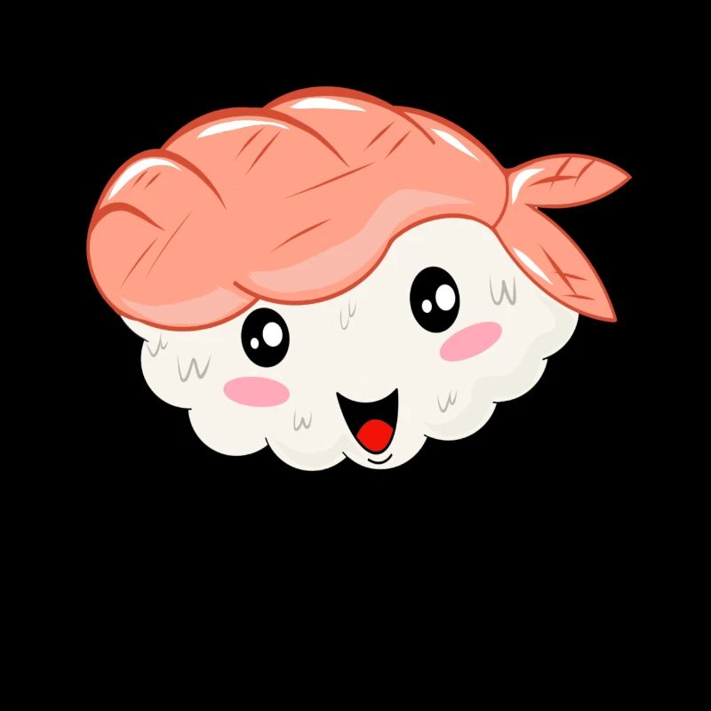 Sushis Nigiri Kawaii avec crevettes