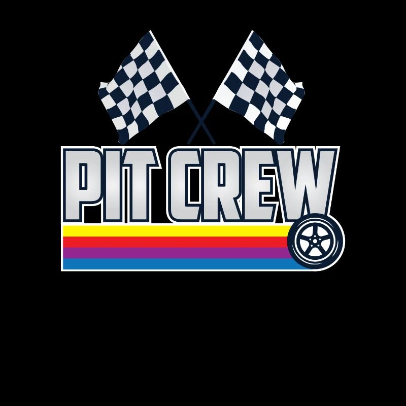 Pit Équipage Racing Car Driver Idea Pit Crew