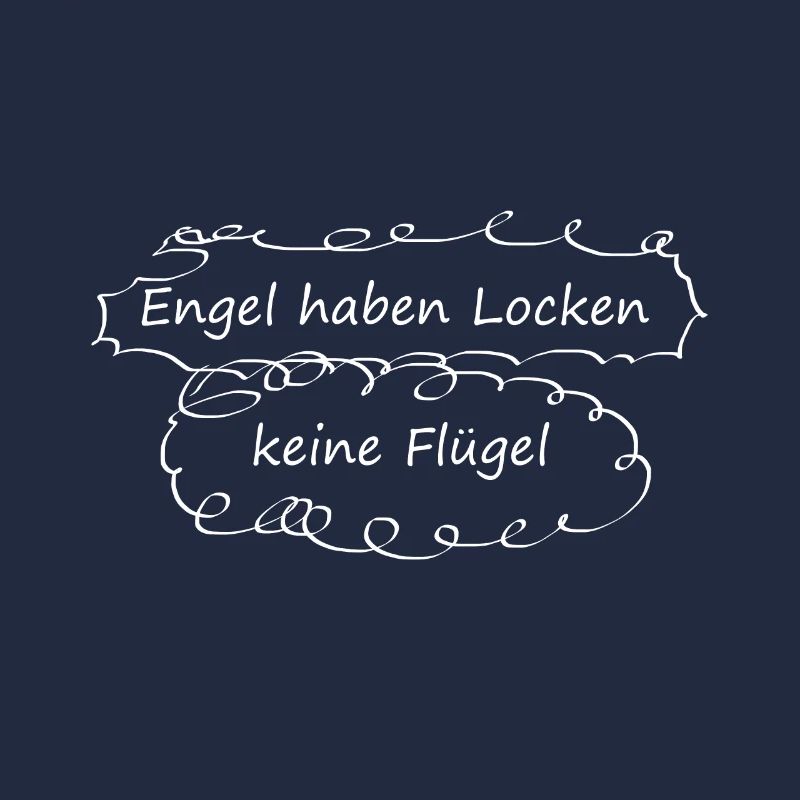 Engel mit Locken