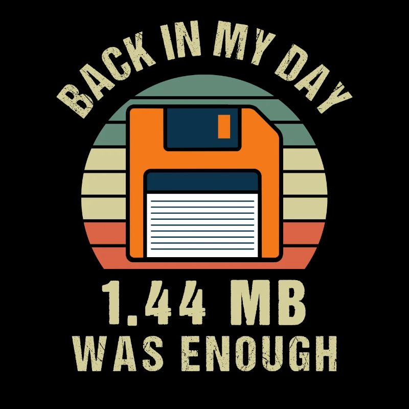 Programmierer Diskette Retro Geschenk