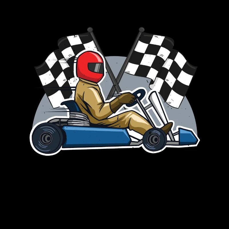 Vintage Kart Retro Go-Kart Geschenkidee