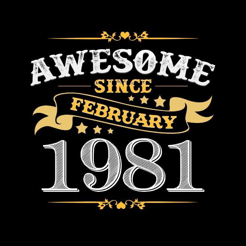 Anniversaire en février 1981