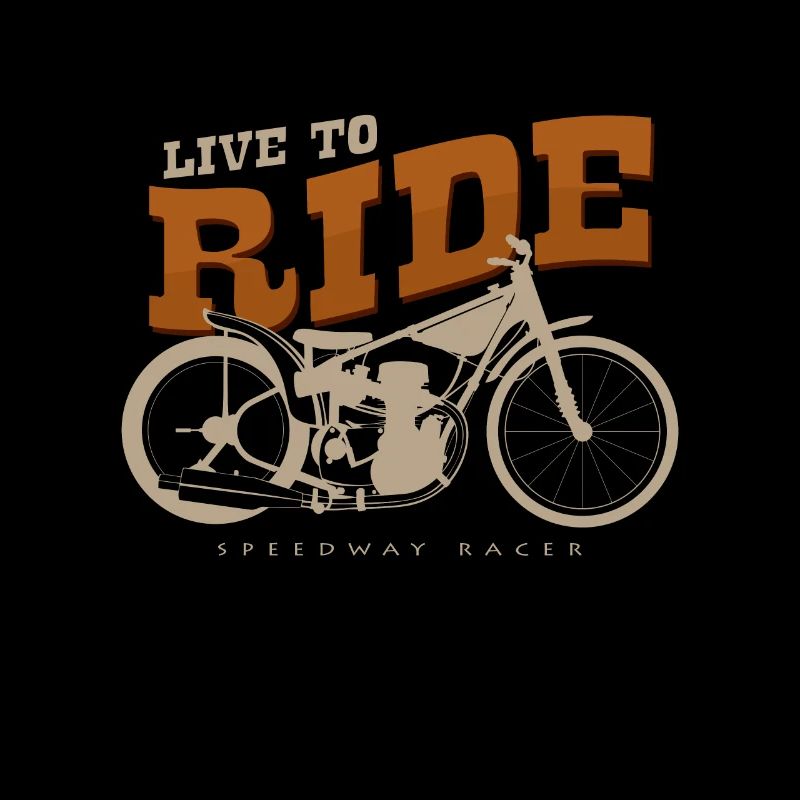 Life to ride a motorcycle