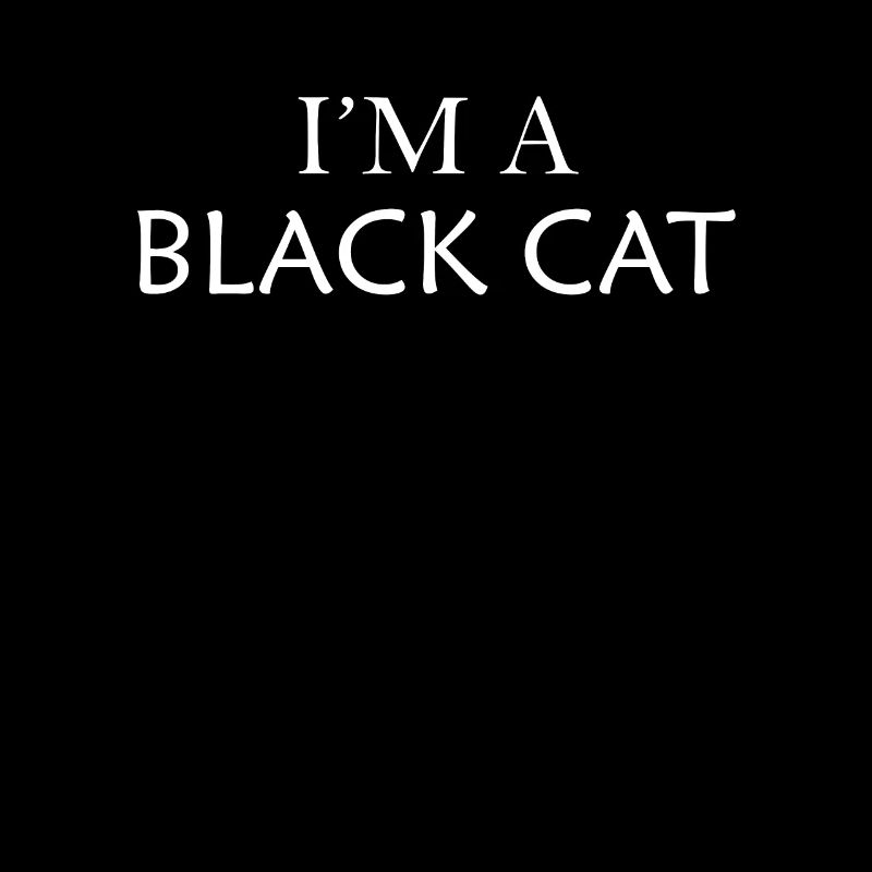 Je suis un chat noir Halloween