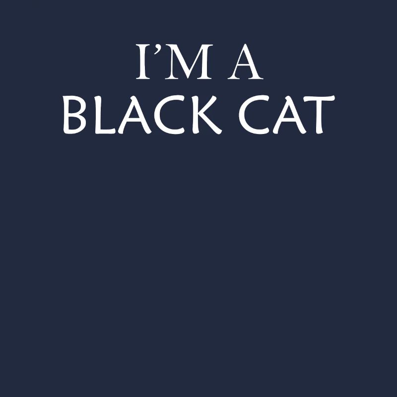 Je suis un chat noir Halloween