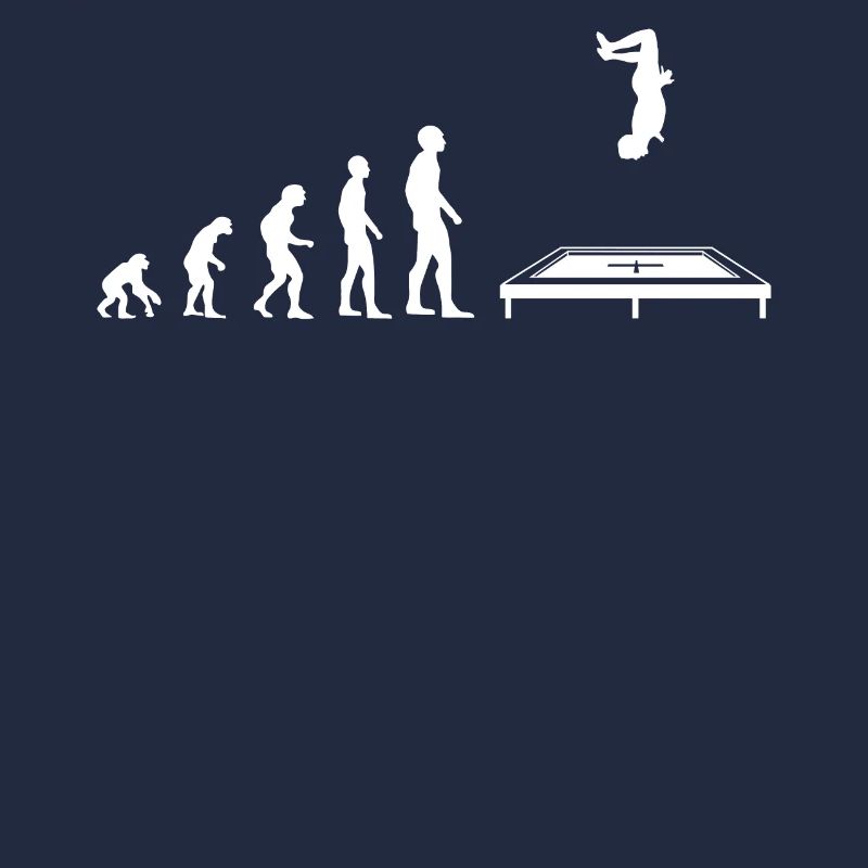 Trampolin Springen Sprung Evolution Geschenk