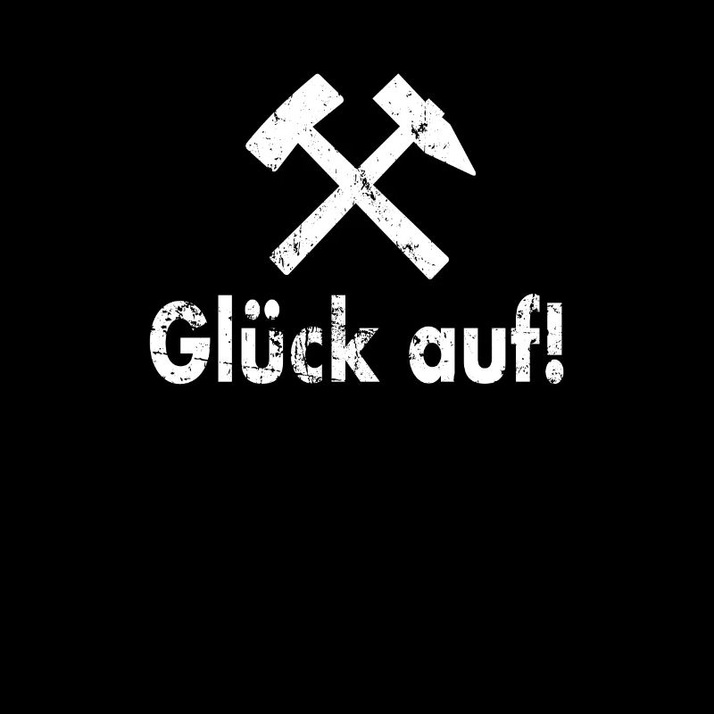 GLÜCK AUF Bergbau Untertagebergbau Geschenk