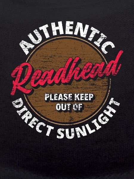 Red hair sunlight