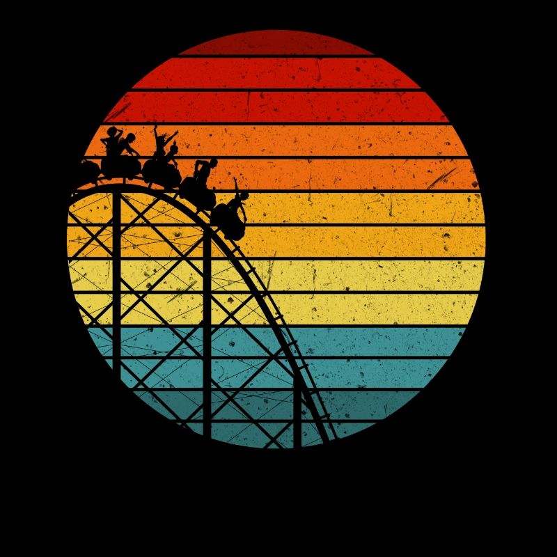 Vintage Roller Coaster Design