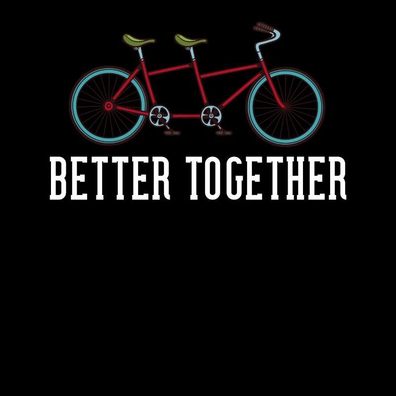 Tandem bicycle cycling two wheel riders