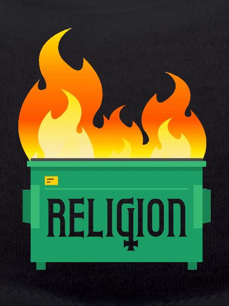 Religion Dumpster Fire