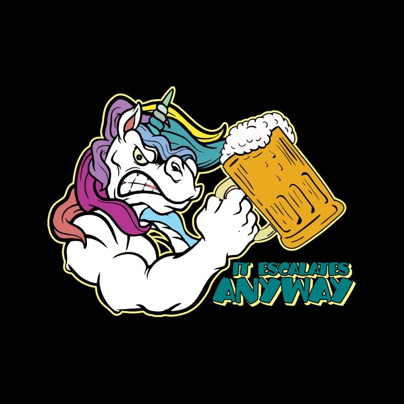 Licorne Ça dégénère quand même
