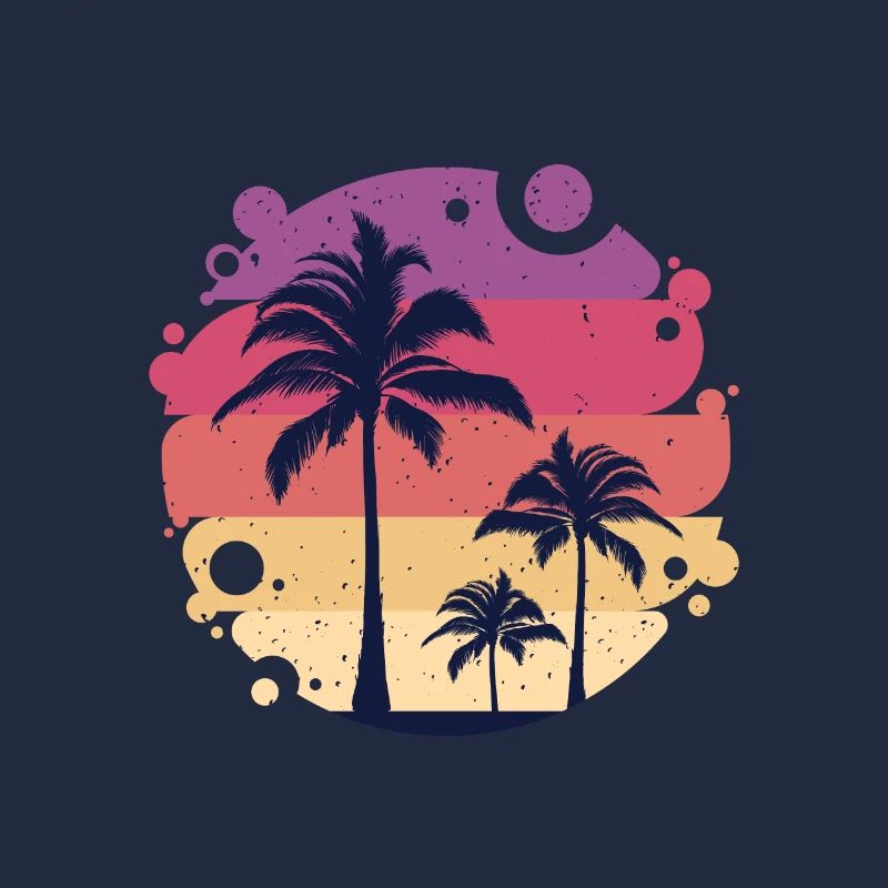 Coucher de soleil sur la plage de Miami