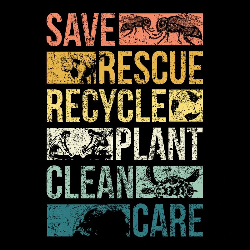 Animal save earth turtle climate change recycle