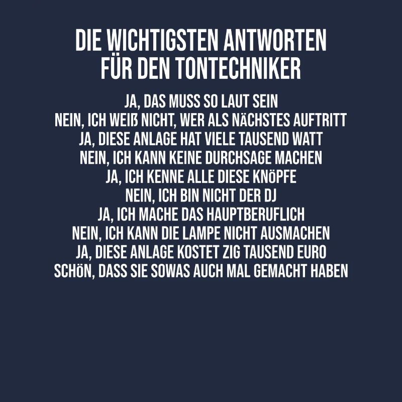 Tontechnik Tontechniker Toningenieur