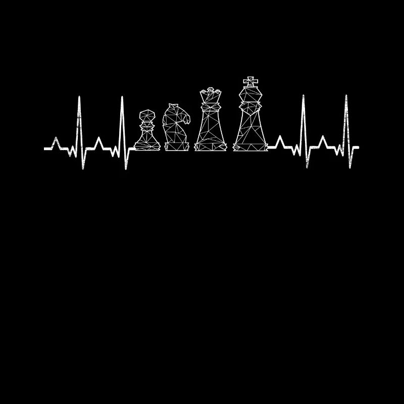Échecs pièces d'échecs de battement de coeur