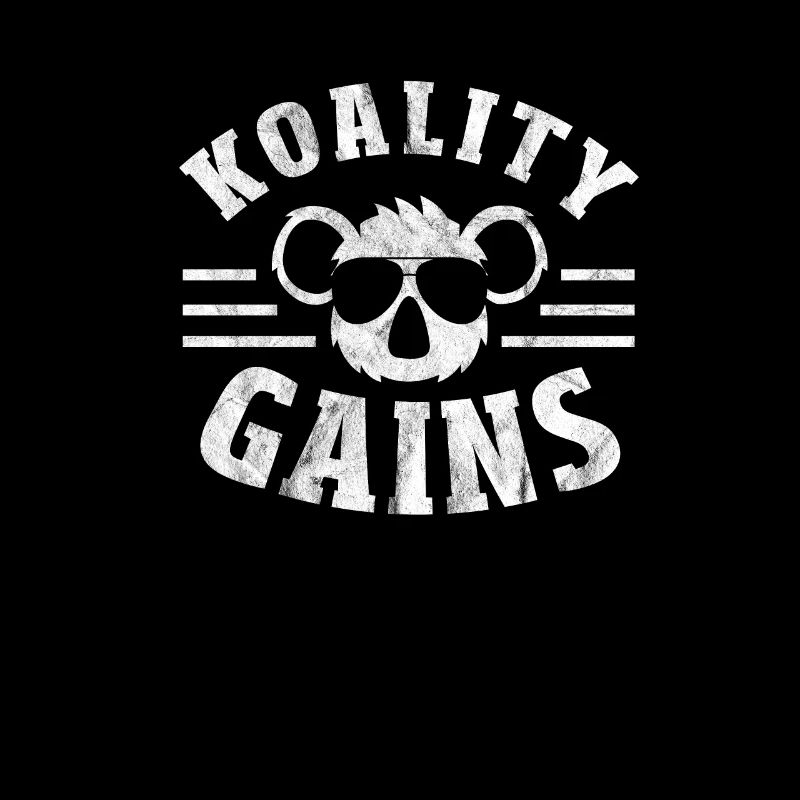 Fitness Koala Workout Koalabär Gains Gym Geschenk