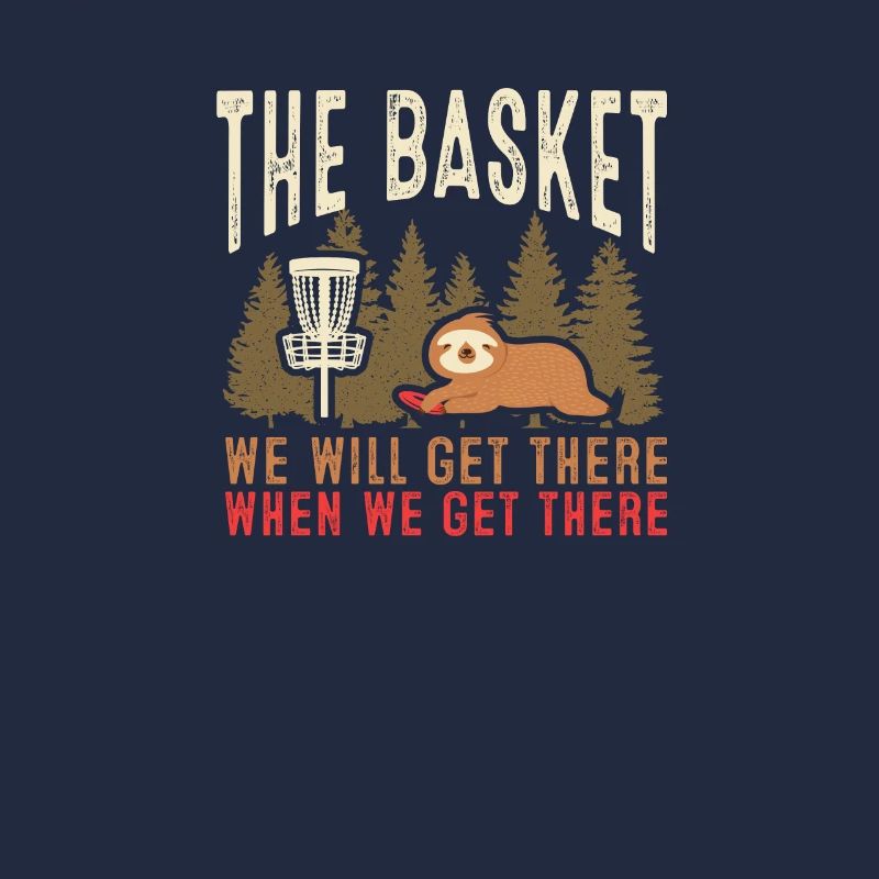 Funny Sloth Disc Golf Ultimate Frisbee