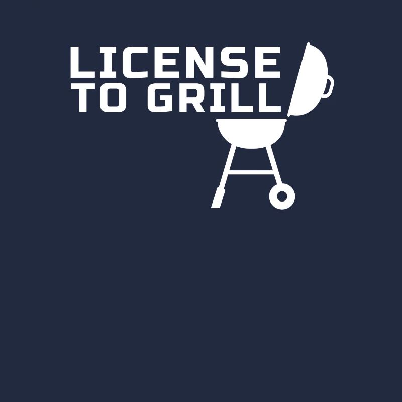 Permis de griller - Cadeau drôle de chef de grillade